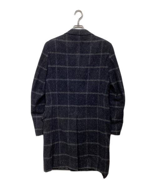 ISAIA（イザイア）ISAIA (イザイア) ウールシルクブレンドコート ネイビー サイズ:44の古着・服飾アイテム