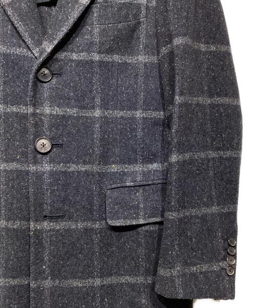 ISAIA（イザイア）ISAIA (イザイア) ウールシルクブレンドコート ネイビー サイズ:44の古着・服飾アイテム