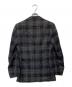 LARDINI (ラルディーニ) リネンブレンドチェックテーラードジャケット　JE32557AQ グレー×ネイビー サイズ:44：13000円