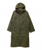 Spick and Spanスピック＆スパン）の古着「ボンディングフーデッドコート23020200207040」｜グリーン