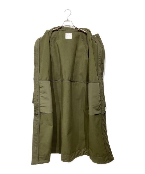 Spick and Span（スピック＆スパン）Spick and Span (スピックアンドスパン) ボンディングフーデッドコート23020200207040 グリーン サイズ:38の古着・服飾アイテム