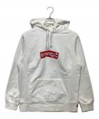SUPREME×COMME des GARCONS SHIRTシュプリーム×コムデギャルソンシャツ）の古着「Box Logo Hooded Sweatshirt」｜ホワイト