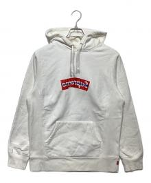 SUPREME×COMME des GARCONS SHIRT（シュプリーム×コムデギャルソンシャツ）の古着「Box Logo Hooded Sweatshirt」｜ホワイト