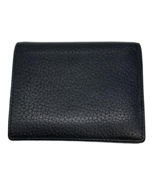 PRADA（プラダ）PRADA (プラダ) コンパクト 2つ折り財布 ブラックの古着・服飾アイテム