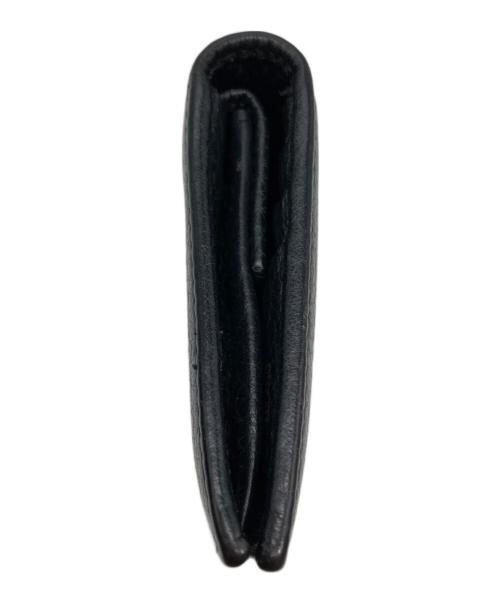 PRADA（プラダ）PRADA (プラダ) コンパクト 2つ折り財布 ブラックの古着・服飾アイテム