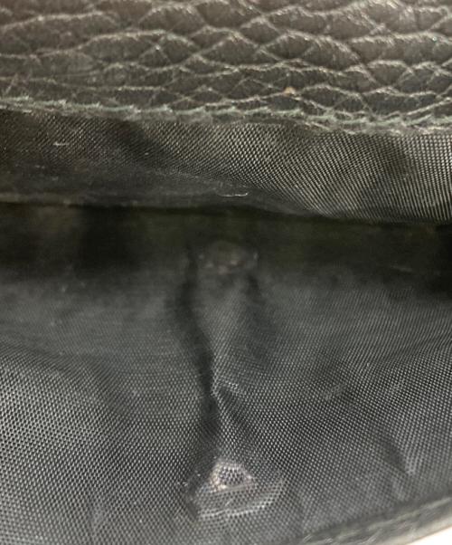 PRADA（プラダ）PRADA (プラダ) コンパクト 2つ折り財布 ブラックの古着・服飾アイテム