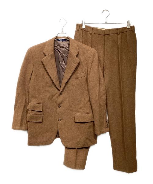 POLO RALPH LAUREN（ポロ・ラルフローレン）POLO RALPH LAUREN (ポロ・ラルフローレン) ヘビーウール セットアップスーツ ブラウン サイズ:AB5/84の古着・服飾アイテム