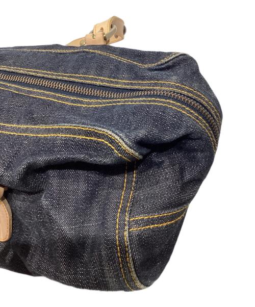 MIU MIU（ミュウミュウ）MIU MIU (ミュウミュウ) デニムミニボストンバッグ　RR0199 インディゴの古着・服飾アイテム