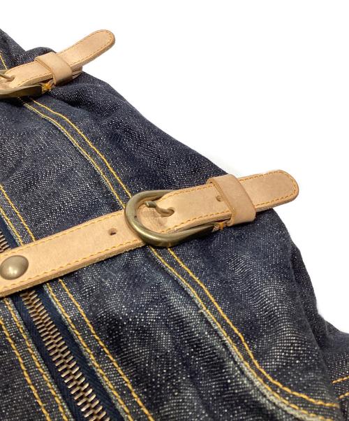 MIU MIU（ミュウミュウ）MIU MIU (ミュウミュウ) デニムミニボストンバッグ　RR0199 インディゴの古着・服飾アイテム