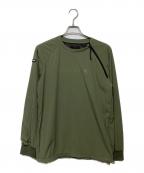 BRIEFINGブリーフィング）の古着「MS WIND PULLOVER BRG233M26」｜オリーブ