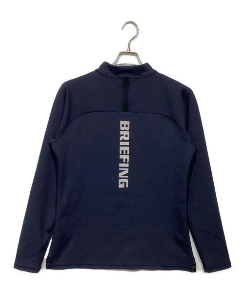 BRIEFING（ブリーフィング）BRIEFING (ブリーフィング) HALF ZIP SHIRT ネイビー サイズ:Mの古着・服飾アイテム