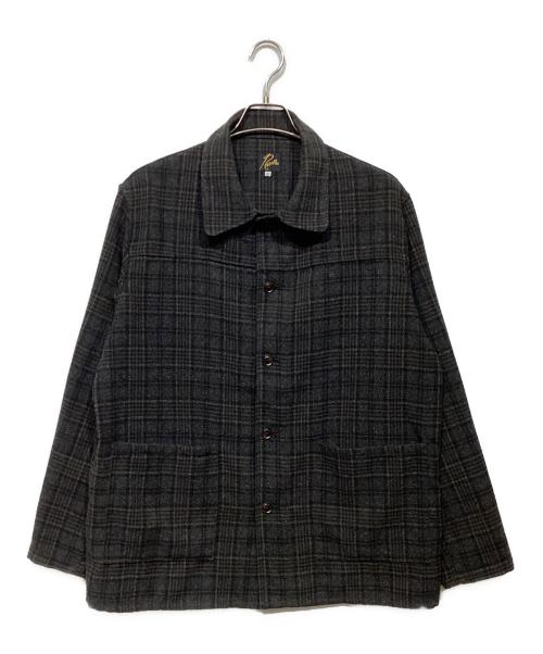 Needles（ニードルズ）Needles (ニードルズ) D.N. Coverall - Plaid Tweed　HM166 グレー サイズ:Lの古着・服飾アイテム