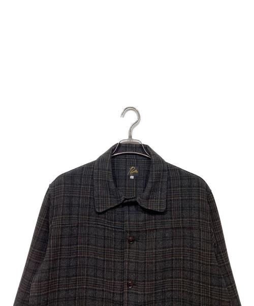 Needles（ニードルズ）Needles (ニードルズ) D.N. Coverall - Plaid Tweed　HM166 グレー サイズ:Lの古着・服飾アイテム