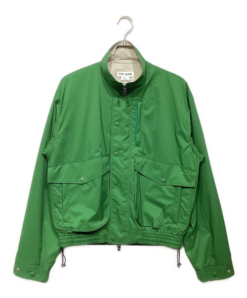 TTT MSW（ティー）TTT MSW (ティー) Nylon jacket グリーン サイズ:Lの古着・服飾アイテム