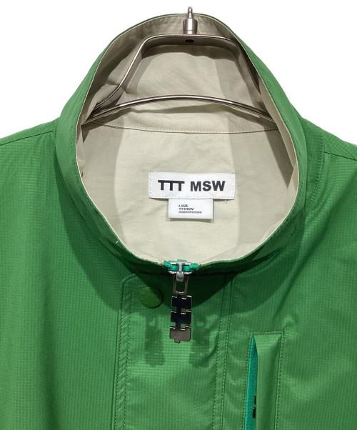TTT MSW（ティー）TTT MSW (ティー) Nylon jacket グリーン サイズ:Lの古着・服飾アイテム