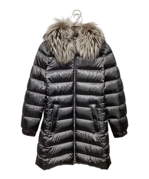 PRADA（プラダ）PRADA (プラダ) フォックスファー付ダウンコート グレー サイズ:42の古着・服飾アイテム