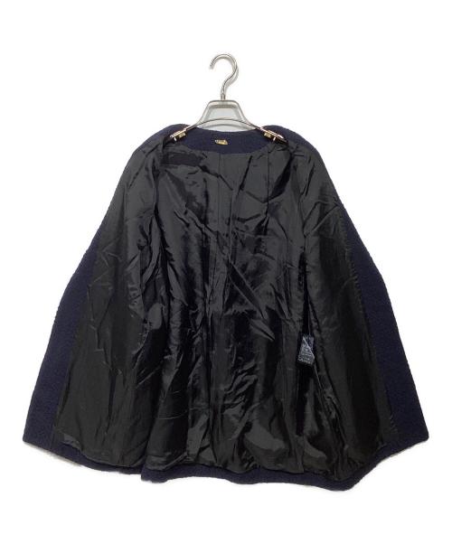 MUSE de Deuxieme Classe（ミューズ ドゥーズィエム クラス）MUSE de Deuxieme Classe (ミューズ ドゥーズィエム クラス) chain tweed ジャケット ネイビー サイズ:Fの古着・服飾アイテム