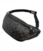 COACHコーチ）の古着「ウエストバッグ」｜ブラック