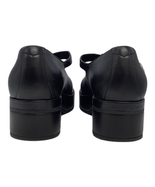 GUCCI（グッチ）GUCCI (グッチ) メリージェーン レザーシューズ ブラック サイズ:35 1/2の古着・服飾アイテム