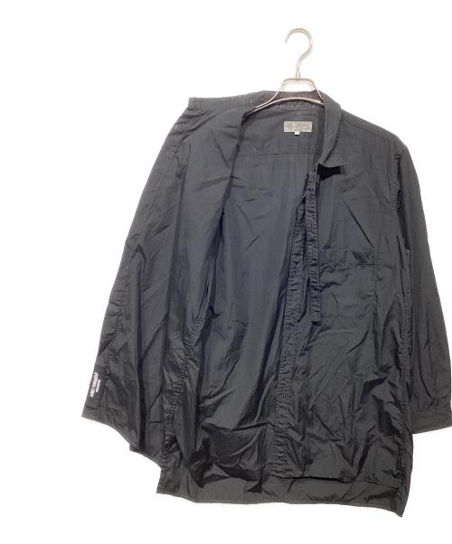 Yohji Yamamoto pour homme（ヨウジヤマモト プールオム）Yohji Yamamoto pour homme (ヨウジヤマモト プールオム) 20AW　台襟ロングカラーシャツ ブラック サイズ:2の古着・服飾アイテム