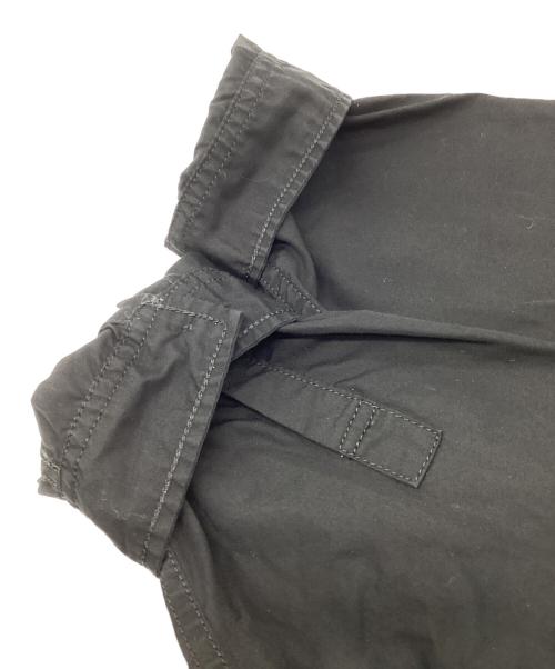 Yohji Yamamoto pour homme（ヨウジヤマモト プールオム）Yohji Yamamoto pour homme (ヨウジヤマモト プールオム) 20AW　台襟ロングカラーシャツ ブラック サイズ:2の古着・服飾アイテム