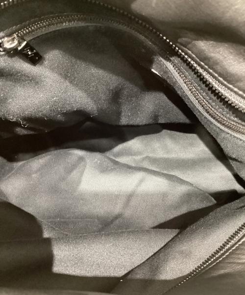 discord Yohji Yamamoto（ディスコード ヨウジヤマモト）discord Yohji Yamamoto (ディスコード ヨウジヤマモト) Unevenness tote(Leather)（アンイーブンネス  トート レザー） ブラックの古着・服飾アイテム