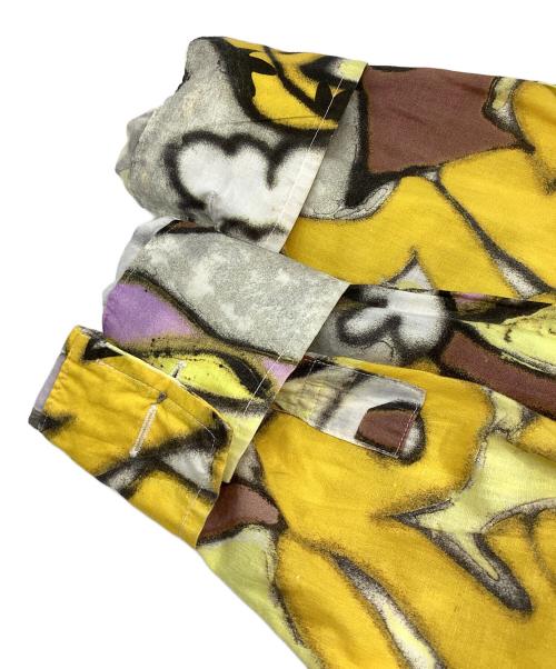 Paul Smith London（ポールスミスロンドン）Paul Smith London (ポールスミスロンドン) 90’ｓ　総柄シャツ イエロー サイズ:Mの古着・服飾アイテム