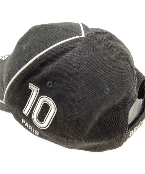 BALENCIAGA（バレンシアガ）BALENCIAGA (バレンシアガ) 24SS　Paris Soccer Cap ブラック サイズ:L（59ｃｍ）の古着・服飾アイテム