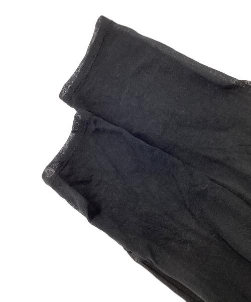 Plage（プラージュ）Plage (プラージュ) JANE SMITH (ジェーンスミス) 別注 SHEER SHORT カーディガン ブラック サイズ:SIZE ONEの古着・服飾アイテム