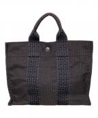 HERMESエルメス）の古着「エールラインPM トートバッグ」｜グレー