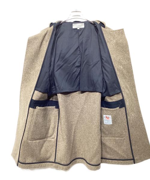 MARGARET HOWELL（マーガレットハウエル）MARGARET HOWELL (マーガレットハウエル) FOX BROTHERS (フォックスブラザーズ) ダッフルコート579-5210006 ブラウン サイズ:Mの古着・服飾アイテム