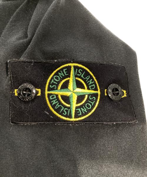 STONE ISLAND（ストーンアイランド）STONE ISLAND (ストーンアイランド) ヘビーウェイトクルーネックカットソー ブラック サイズ:XLの古着・服飾アイテム