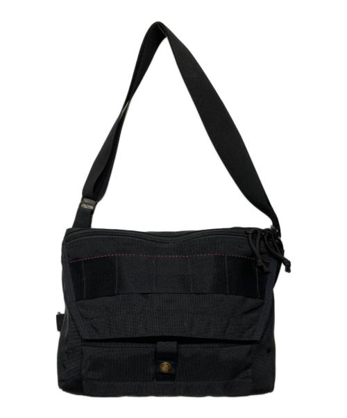 BRIEFING（ブリーフィング）BRIEFING (ブリーフィング) BEAMS PLUS (ビームスプラス) 別注 FLEET MESSENGER BAG（フリートメッセンジャーバッグ） ブラックの古着・服飾アイテム