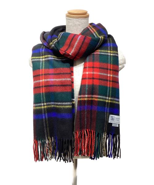 JOHNSTONS OF ELGIN（ジョンストンズオブエルガン）JOHNSTONS OF ELGIN (ジョンストンズオブエルガン) カシミヤチェックマフラー マルチカラーの古着・服飾アイテム