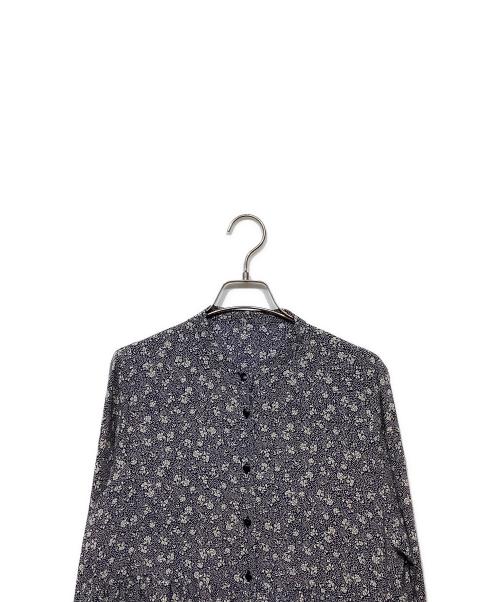 BEARDSLEY（ビアズリー）BEARDSLEY (ビアズリー) 小花柄ティアードワンピース ネイビー サイズ:Freeの古着・服飾アイテム