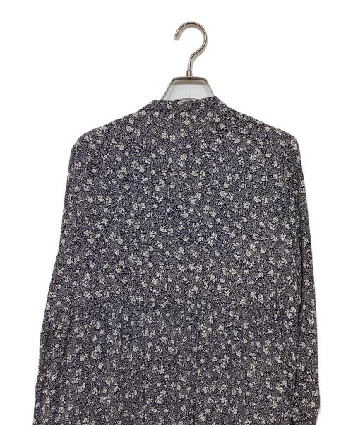 BEARDSLEY（ビアズリー）BEARDSLEY (ビアズリー) 小花柄ティアードワンピース ネイビー サイズ:Freeの古着・服飾アイテム