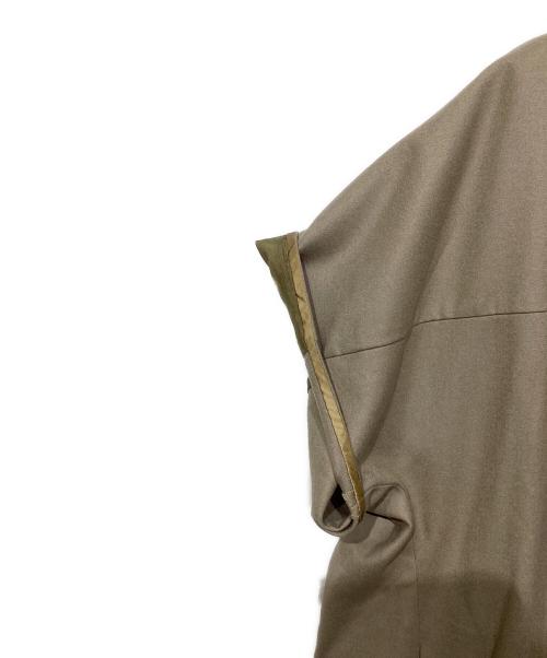 BLAMINK（ブラミンク）BLAMINK (ブラミンク) バックジップ ウール ワンピース7926-299-0318 ベージュ サイズ:38の古着・服飾アイテム