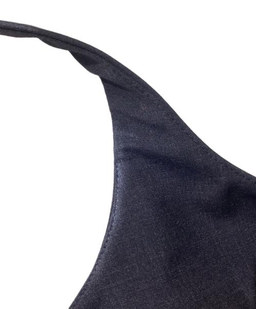 PRADA（プラダ）PRADA (プラダ) ヴァージンウールキャミソールワンピース ブラック サイズ:42の古着・服飾アイテム