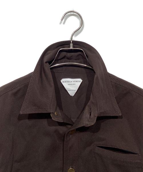 BOTTEGA VENETA（ボッテガベネタ）BOTTEGA VENETA (ボッテガベネタ) コットンチノジャケット617449 VKSC0 ブラウン サイズ:38の古着・服飾アイテム