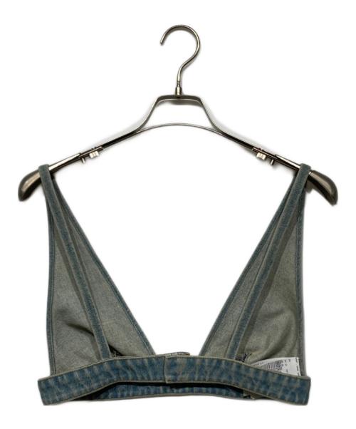 PRADA（プラダ）PRADA (プラダ) トライアングルロゴ デニムビスチェ インディゴ サイズ:42の古着・服飾アイテム