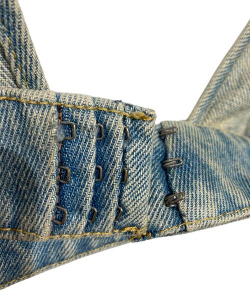PRADA（プラダ）PRADA (プラダ) トライアングルロゴ デニムビスチェ インディゴ サイズ:42の古着・服飾アイテム