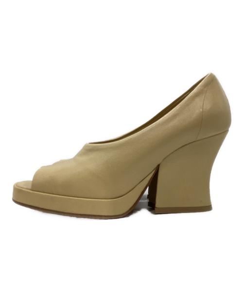 BOTTEGA VENETA（ボッテガベネタ）BOTTEGA VENETA (ボッテガベネタ) チャンキーパンプス ベージュ サイズ:36の古着・服飾アイテム