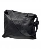 MAISON SPECIALメゾンスペシャル）の古着「Leather Shoulder Bag レザーショルダーバッグ」｜ブラック