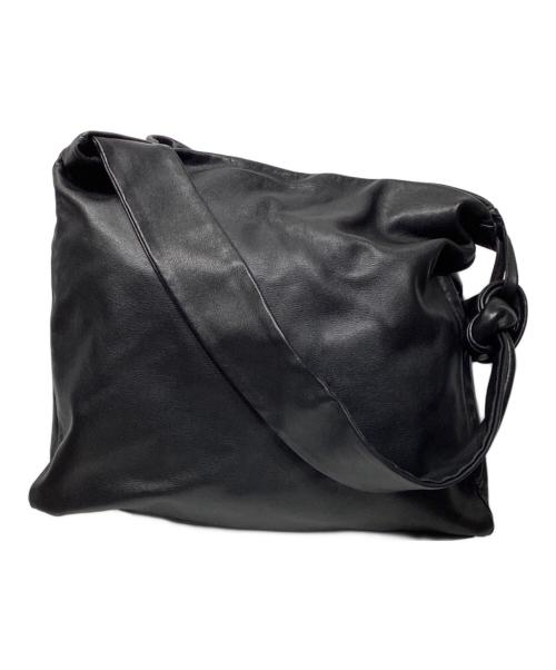 MAISON SPECIAL（メゾンスペシャル）MAISON SPECIAL (メゾンスペシャル) Leather Shoulder Bag レザーショルダーバッグ ブラックの古着・服飾アイテム