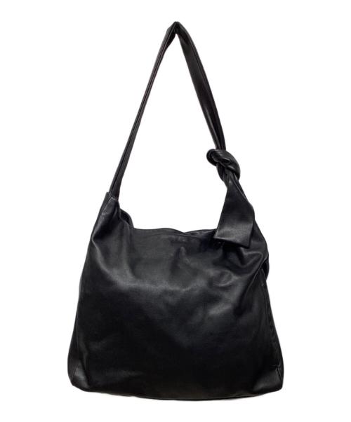 MAISON SPECIAL（メゾンスペシャル）MAISON SPECIAL (メゾンスペシャル) Leather Shoulder Bag レザーショルダーバッグ ブラックの古着・服飾アイテム