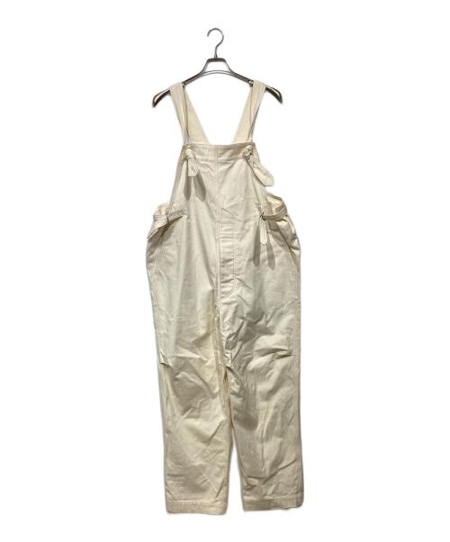 blurhms ROOTSTOCK（ブラームスルーツストック）blurhms ROOTSTOCK (ブラームスルーツストック) Cotton Serge Salvage Overalls bROOTS21F10S22 ホワイト サイズ:2の古着・服飾アイテム