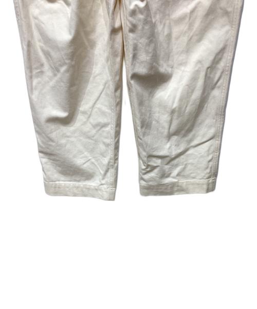 blurhms ROOTSTOCK（ブラームスルーツストック）blurhms ROOTSTOCK (ブラームスルーツストック) Cotton Serge Salvage Overalls bROOTS21F10S22 ホワイト サイズ:2の古着・服飾アイテム