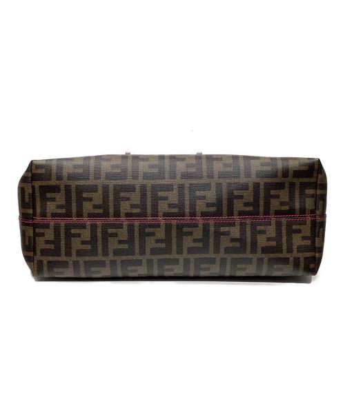 FENDI（フェンディ）FENDI (フェンディ) ズッカ柄PVCトートバッグ　8BH198-GRP ブラウンの古着・服飾アイテム
