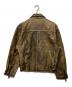 Kakuishi (カクイシ) カウレザージャケット ブラック×ブラウン サイズ:L：10000円