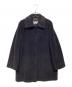 MaxMara（マックスマーラ）の古着「アルパカ・モヘア シャギースタンドカラーコート」｜ブラック